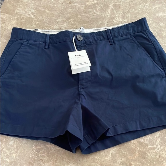 free assembly Pants - Navy Blue Women's Shorts by Banana Republic